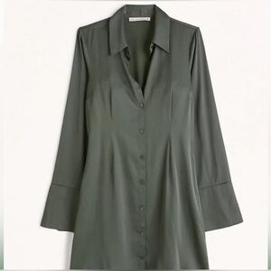 Abercrombie & Fitch Olive Mini Dress